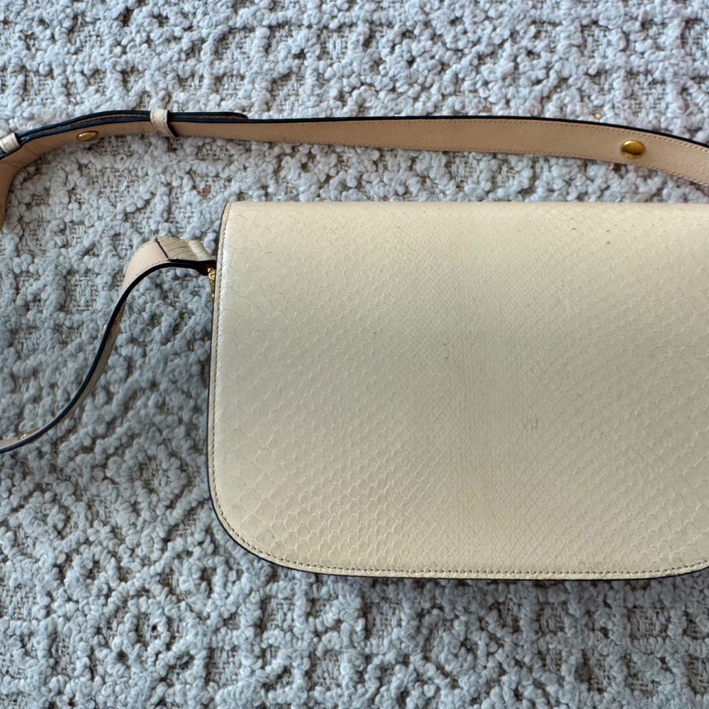 Gucci 1955 Horsebit Medium Genuine Python Shoulde… - image 5